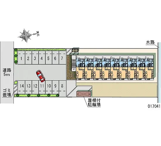 ★手数料０円★福島市太平寺　月極駐車場（LP）